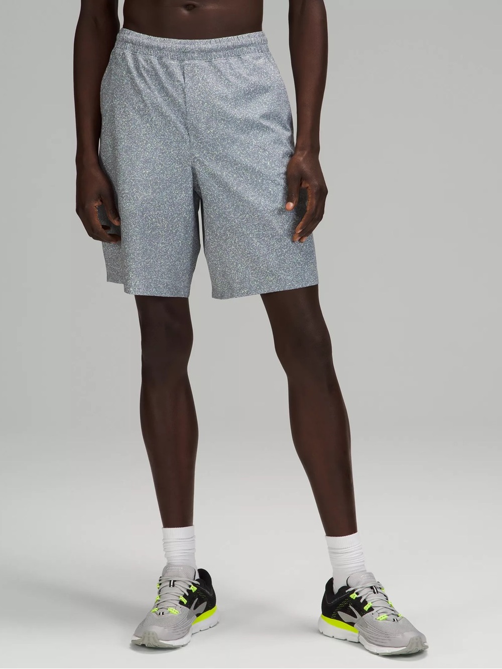 Lululemon Pace Breaker Shorts Jitter Dot Gray 9” Men's XL